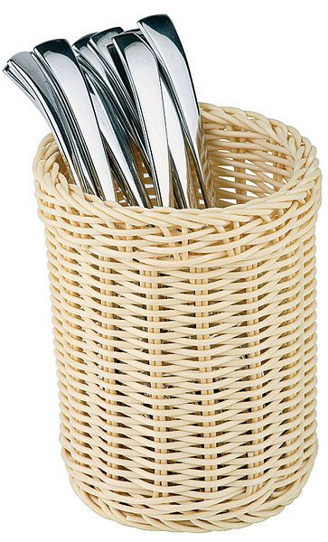 APS bestekmand -ECONOMIC-, Ø 12 cm, hoogte: 15 cm, polypropyleen, lichtbeige, 40130