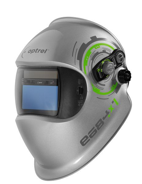 Optrel lashelm e684 - zilver-metallic, DIN 4/5-13, 1006500