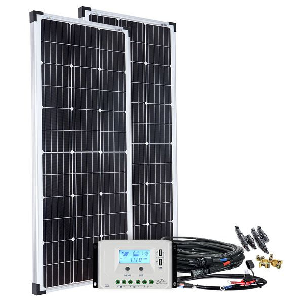 Offgridtec basicPremium-L 200W zonnesysteem 12V/24V compleet systeem, 4-01-002635