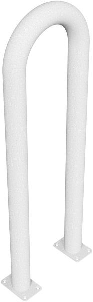Schake universele beugel van stalen buis Ø 76 x 2,6 mm voor plugbevestiging, totale breedte: 400 mm, totale hoogte: 1150 mm, thermisch verzinkt, 477_07P