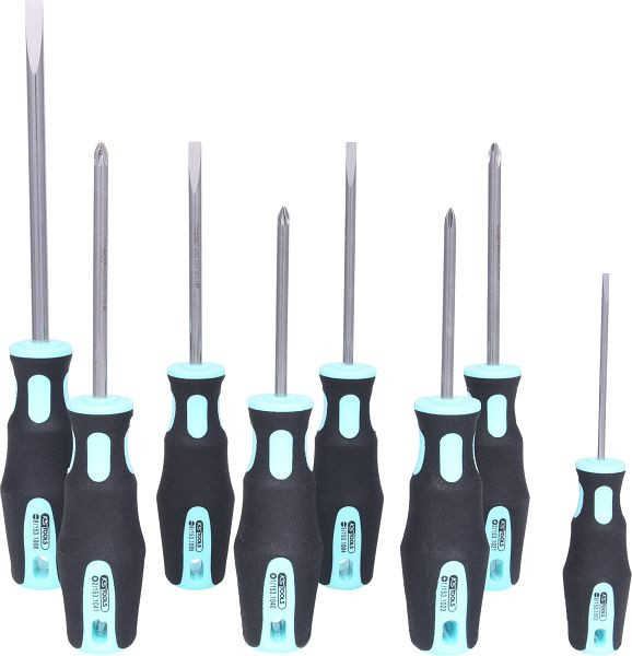 KS Tools RVS schroevendraaierset, 8-delig, 153.2000