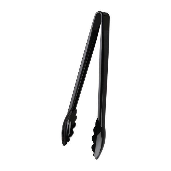 Vogue serveertang zwart 30cm, P925