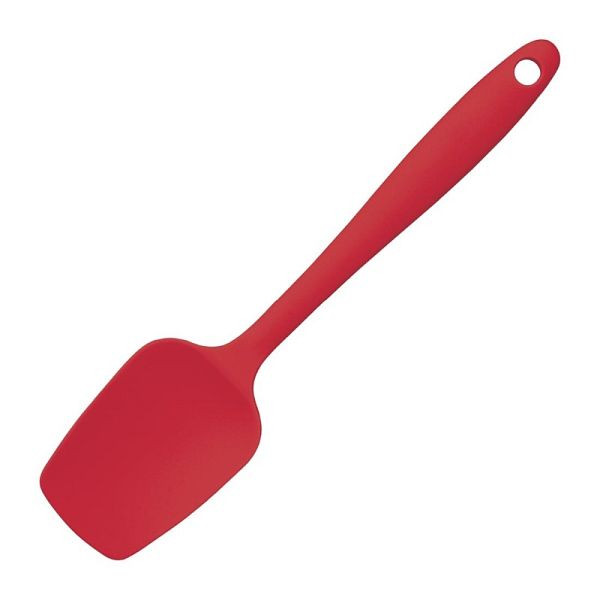 Vogue siliconen kooklepel rood 20cm, GL354