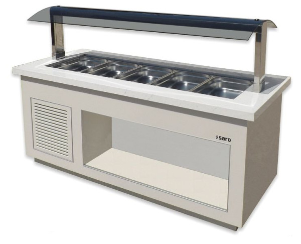 Saro saladebar Premium Line SB-K170 wit, voor 4x 1/1 GN, 366-2005