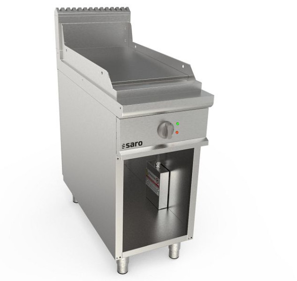 Saro elektrische bakplaat 400mm brede standaard glad LQ, 423-8725