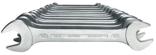 GEDORE dubbele steeksleutelset, 12-delig, SW 6x7-30x32, 6077890