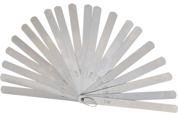 KS Tools zuigerspelingmeter, 20 vellen, 0,05-1 mm, 300.0616