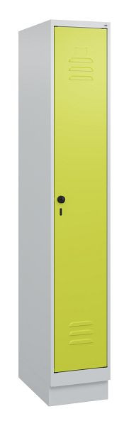 C+P luierkluis Classic PLUS met middenwand, bodem, 1800x300x500mm, 7035/0024, veiligheidsdraaigrendel, 0800207-10F S10010