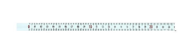 hedue Selbstklebendes Maßband, von links nach rechts, Bandlänge: 25 m, X194