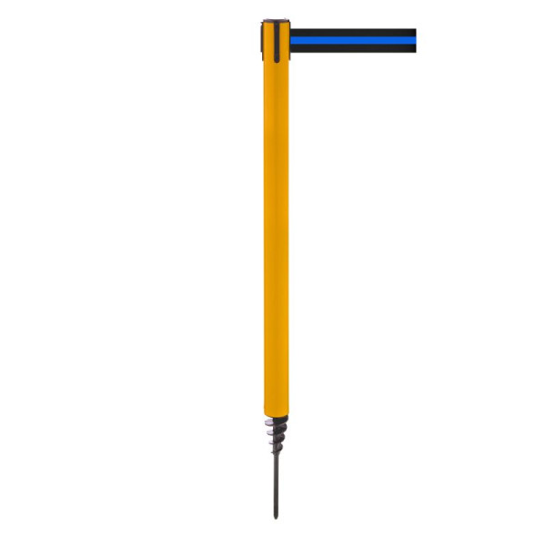 Stein HGS HGS personengeleidingssysteem -P-Line Outside-, geel, zwart/blauw/zwart horizontaal (gestreept), met riemeindstuk (standaard), 37688-0701