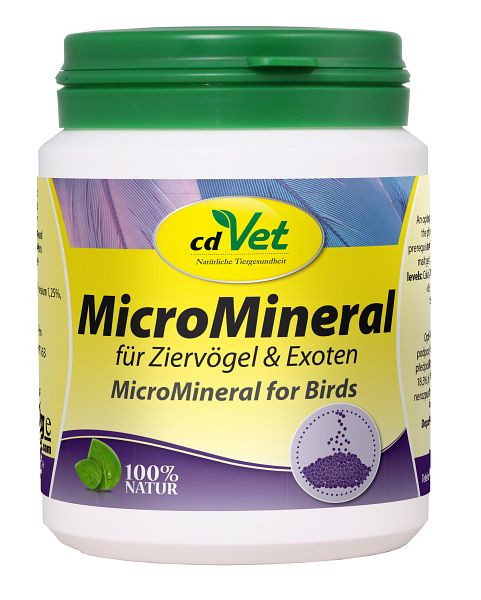 cdVet MicroMineral voor siervogels & exotische dieren 150 g, 161