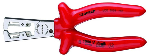 GEDORE VDE-striptang Strip-Fix met dompelisolatie, 6709600