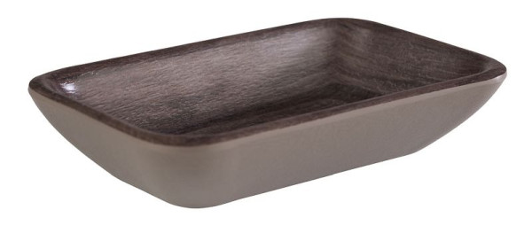 APS schaal -OAK-, 11,5 x 7 cm, hoogte: 2,5 cm, melamine, eikenlook, 0,1 liter, verpakking van 20, 84434