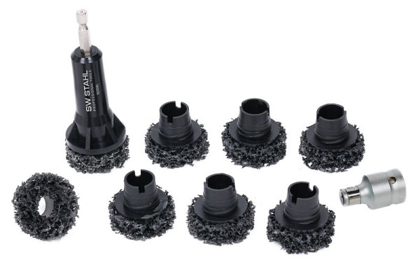 SW-Stahl wielnaafslijpset, 10-delig, 10359L