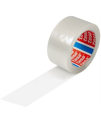 tesa PP plakband 4024, 50 mm breed x 66 m, dikte 50 µ, transparant, verpakking: 36 rollen, 299501