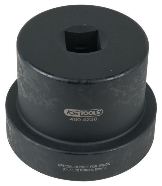 KS Tools 1" asmoersleutel met geleidekraag, 12-kant, 90 mm, 460.4230