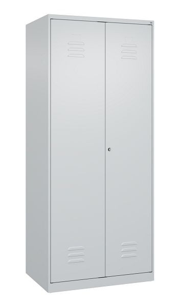 C+P multifunctionele kast Classic PLUS, C was-/garderobekast Classic PLUS, 2 vakken, 1850x800x500mm, 7035/7035, cilinderslot, 080600-22 S10021