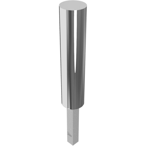 Stone HGS afzetpaal -Bollard-, vast, 900mm/afneembaar, met profielcilinderslot incl. 3 sleutels, geen oogjes, 40204z