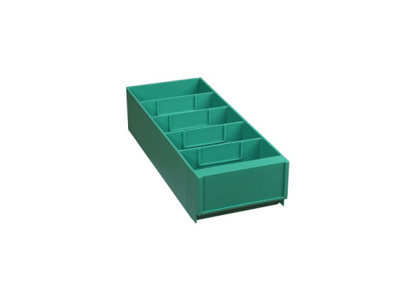 Plastipol-Scheu K / 4 STAPBOX POL.IA GROEN, 400 mm x 155 mm x 92 mm, 23K40K0017
