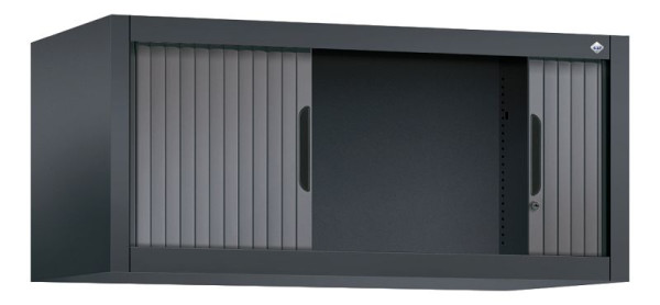 C+P rolluikkast Omnispace, H450xB1000xD420mm, kleur: zwart-grijs, verzonken greep, 3262-00 S10031