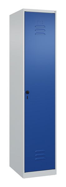 C+P luierkluis Classic PLUS, 1850x400x500mm, 7035/5010, veiligheidsdraaigrendel, 080000-12 S10003