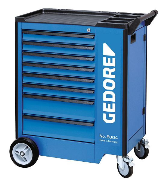 GEDORE gereedschapswagen 8 laden, 6x 67 mm, 2 x 137 mm hoog, 1640720