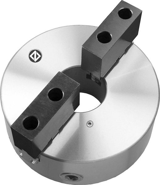 MACK 2-klauwplaat 160 mm, gietijzer, DIN 6350, eendelige bekken