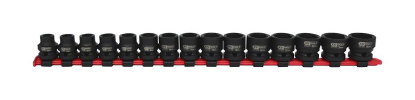 KS Tools 1/2" zeskant-krachtdoppenset, extra kort, 15-delig, 515.0055