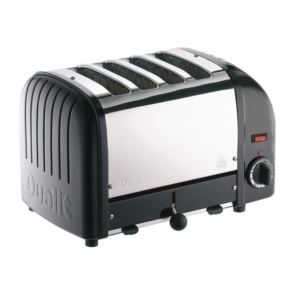 Dualit broodrooster 40344 zwart 4 sleuven, E266