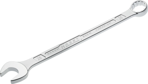 Hazet combinatiesleutel, buiten dubbel zeskant tractieprofiel, 26 mm, 600N-26