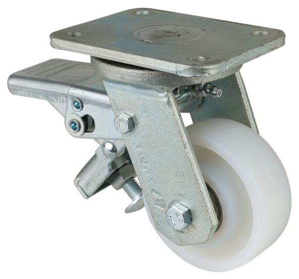 BS Wielen Zwaarlastwiel met wiel/slot, breedte 30 mm, Ø80 mm, tot 150 kg, loopvlak/wiellichaam kunststof, kogellagers, RR120.B15.080