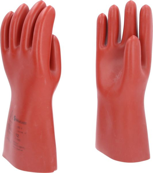 KS Tools Elektriciensbeschermhandschoen met mechanische bescherming, maat 12, klasse 1, rood, 117.0074