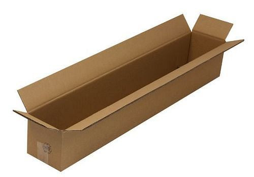 TransPak golfkartonnen vouwdoos 2-wandig, binnenmaat 1000 x 150 x 150 mm, kwaliteit 2.30BC, verpakking: 20 stuks, 299389
