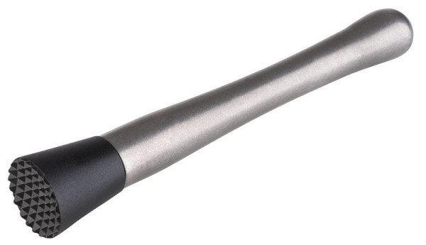 APS stamper, Ø 3,5 cm, hoogte: 20,5 cm, RVS, polystyreen, antieke RVS look, 93361