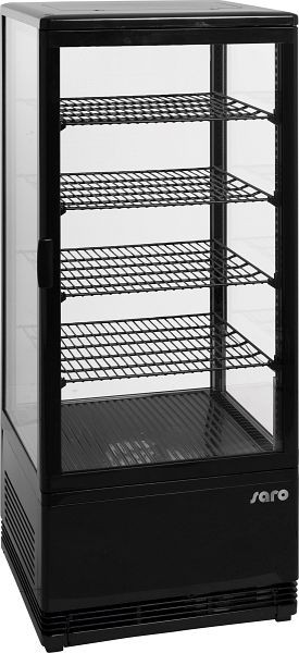Saro koelvitrine model SC 100 zwart, 330-1013