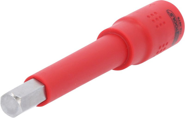 KS Tools 3/8" geïsoleerde bitdop-binnenzeskant, 10 mm, 122 mm lang, 118.3876