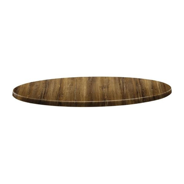 Topalit Classic Line rond tafelblad Atacama kersenhout 80cm, DR929
