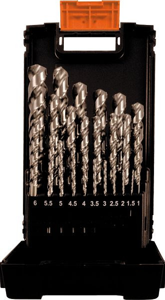 Projahn cassette kunststof HSS-Co Speed 25 stuks 1 - 13 mm, 67385