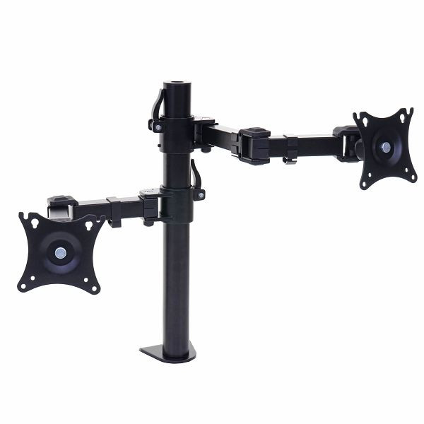 Mendler monitorhouder HWC-D38, VESA tot 75x75/100x100mm zwenkbaar, kantelbaar, draaibaar tot 9kg, tweearmig, 62763