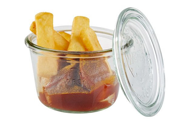 APS Weckpot met deksel, Ø 11 cm, hoogte: 7,5 cm, lateivorm 370 ml, verpakking: 3 stuks, 82346