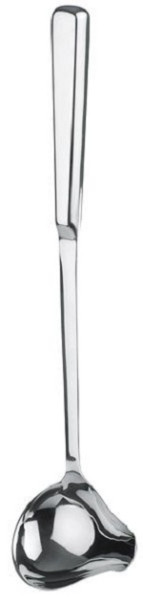 APS sausschenklepel, 7 x 5,5 cm, lengte: 28,5 cm, roestvrij staal, hoogglans gepolijst, 0,02 liter, -CLASSIC-, 75906