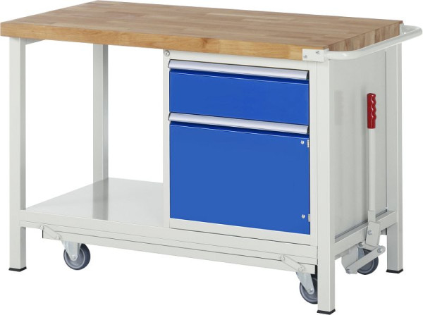RAU neerlaatbare werkbank 8000 - model 8152, B1250 x D700 x H880 mm, 15-8152A6-127B4F.11
