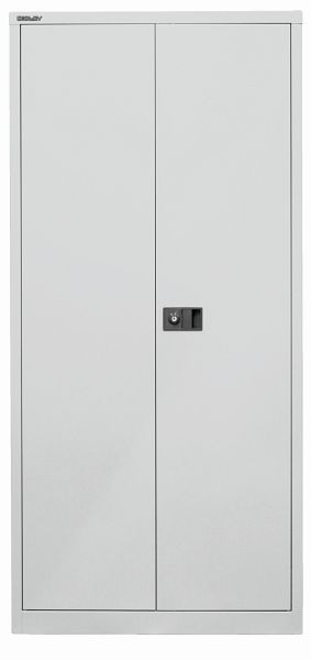 Bisley universele draaideurkast, 4 gegalvaniseerde planken, 5 OH, lichtgrijs, HC782S4G645