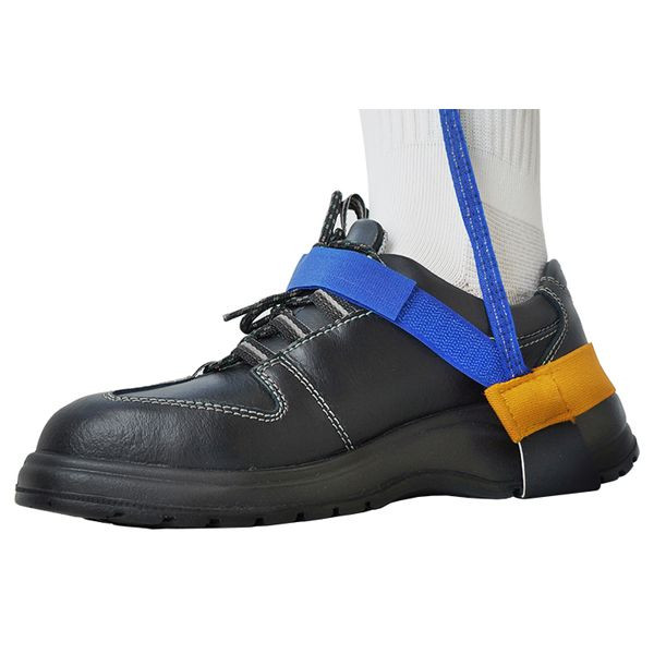 SafeGuard ESD hielband, 1 MOhm Velcro, blauw/geel, DSWL42060
