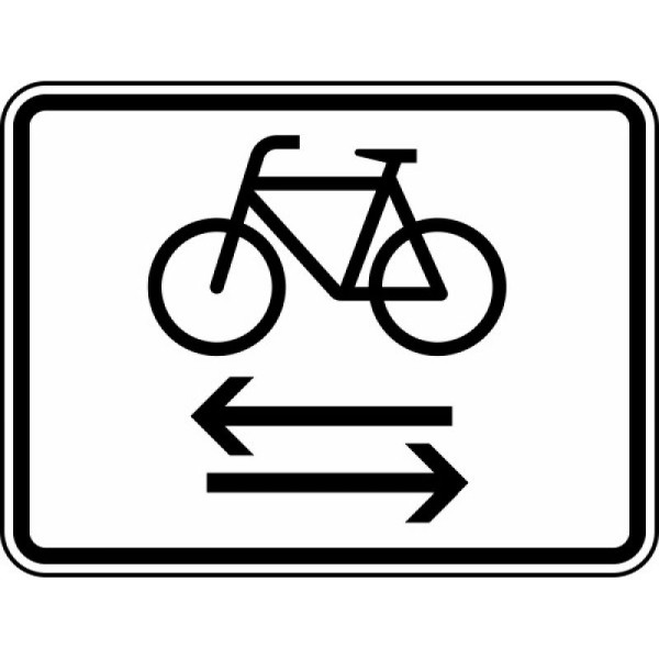 Steen HGS Kruisend fietsverkeer van links en rechts nr. 1000-32, 315x420mm /RA2/vlakke vorm 2mm, 1000-32-121