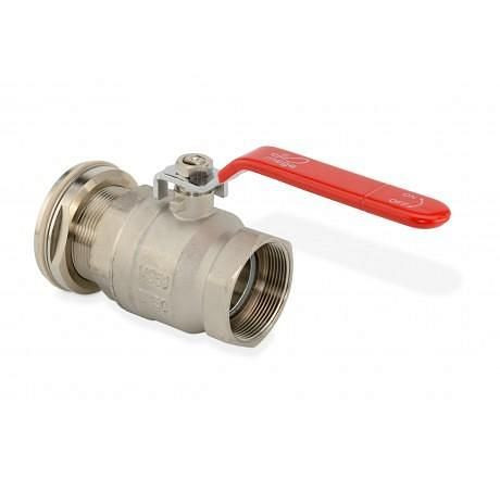 Cemo messing kogelkraan R2"i, 1307