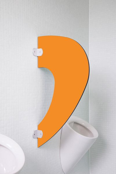 KEMMLIT design schaamwand Imola in felle kleuren, oranje, 351.003