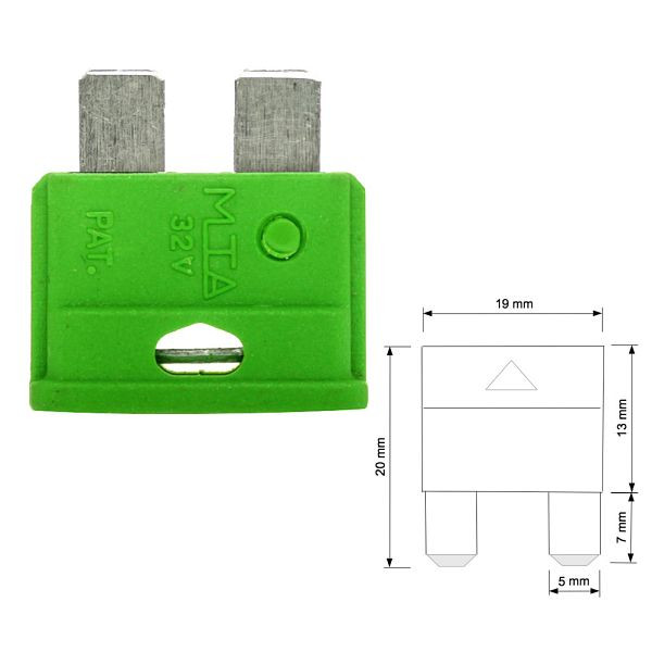 Offgridtec 30A autosteekzekering spanning 6-32V, 8-01-001410