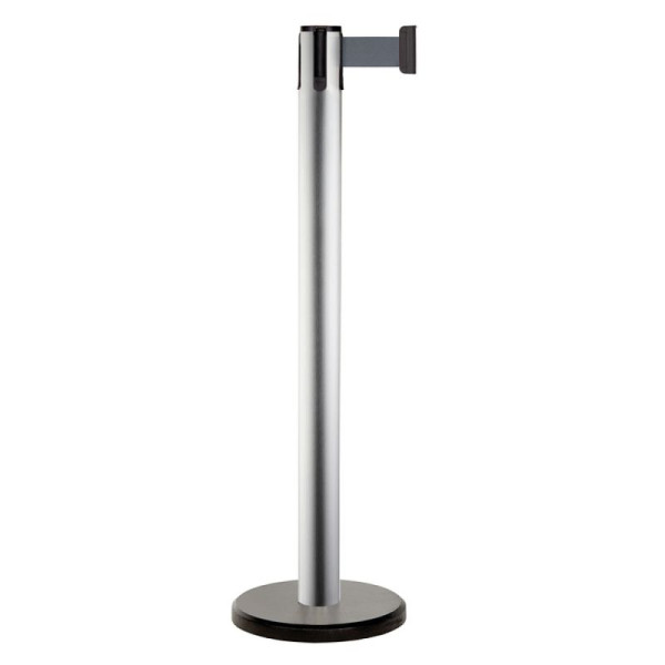 Stein HGS HGS personengeleidingssysteem -Beltrac Pure-, verrijdbaar, zwart, zilvergrijs, met standaard riemeindstuk, 28096-sw102