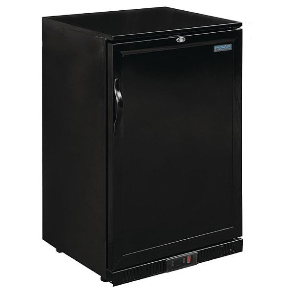 Polar G-serie 900 mm barkoelkast enkele deur 138 liter zwart, GL015